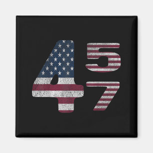 In den USA hergestellte Trump-Ware Flagge Trump 45 Magnet