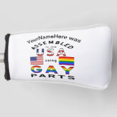 In den USA mit Gay Parts Personalisiert zusammenge Golf Headcover (Vorderseite)
