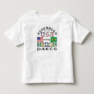 In den USA montiert mit brasilianischen Teilen Kleinkind T-shirt