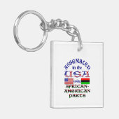 In den USA unter Verwendung afrikanisch-amerikanis Schlüsselanhänger (Vorderseite links)
