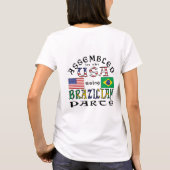 In den USA unter Verwendung brasilianischer Teile  T-Shirt (Rückseite)