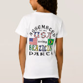 In den USA unter Verwendung brasilianischer Teile  T-Shirt (Rückseite)