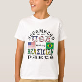 In den USA unter Verwendung brasilianischer Teile T-Shirt (Vorderseite)