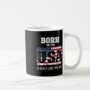 In den USA vor sehr langer Zeit geboren zum Geburt Kaffeetasse