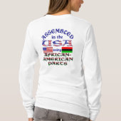 In den USA zusammengestellt mit afrikanischen amer T-Shirt (Rückseite)