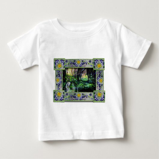 In den Wald Baby T-shirt (Vorderseite)