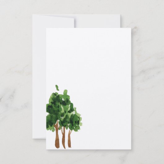 In den Wald dank der Karten (Rückseite)