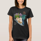 IN DEN WALD GEHE ICH - Chow Teeshirt schwarz T-Shirt (Vorderseite)
