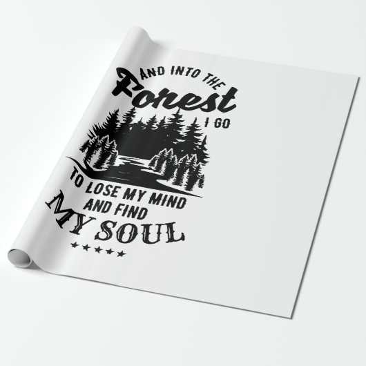 In den Wald gehe ich Geschenkpapier (Ungerollt)