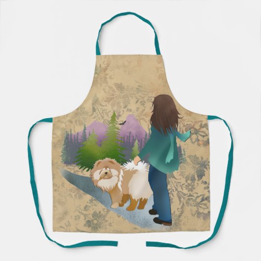 IN DEN WALD GEHE ICH IN DIE Schürze (Vorderseite)