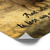 In den Wald gehe ich, John Muir Nature Zitat Poster (Ecke)