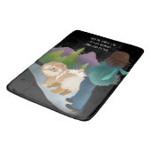 IN DEN WALD GEHE ICH KUCHBAD-matte/ KRATZPAKET Badematte (Schrägansicht)