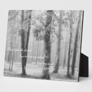 In den Wald gehe ich ... Mein Soul suchen Fotoplatte