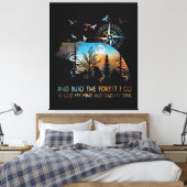 In den Wald gehe ich meinen Geist verlieren Leinwanddruck (Insitu (Schlafzimmer))