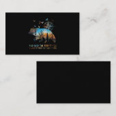 In den Wald gehe ich meinen Geist verlieren Visitenkarte (Vorne/Hinten)