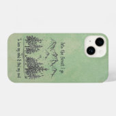 In den Wald gehe ich, um meinen Geist zu verlieren iPhone Hülle (Rückseite (Horizontal))