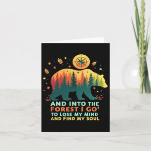 In den Wald gehe ich, um meinen Geist zu verlieren Karte