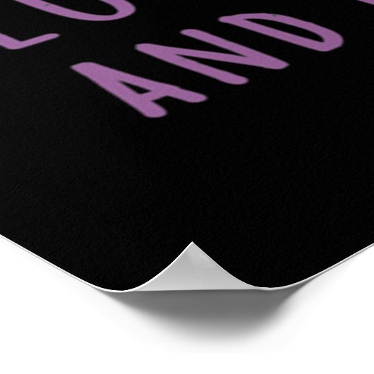 In den Wald gehe ich, um meinen Geist zu verlieren Poster (Ecke)