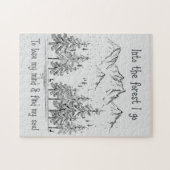 In den Wald gehe ich, um meinen Geist zu verlieren Puzzle (Horizontal)