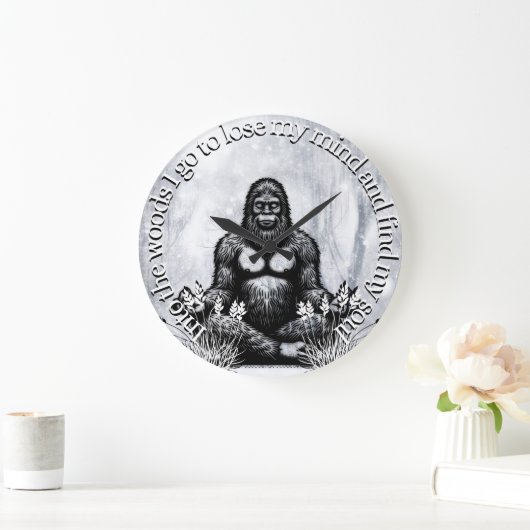 In den Wald gehe ich zur Uhr "Sasquatch" (Zuhause)