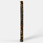 In den Wald/Herbst Hirsche auf schwarz Samsung Galaxy Hülle (Rechte Seite)