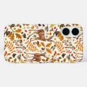 In den Wald/Herbst Hirsche auf weiß Case-Mate iPhone Hülle (Rückseite (Horizontal))