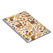 In den Wald/Herbst Hirsche auf weiß Notizblock (Rechte Seite)