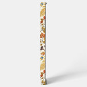 In den Wald/Herbst Hirsche auf weiß Samsung Galaxy Hülle (Linke Seite)