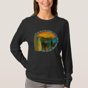 In den Wald I Go Wandern Natur Camping T-Shirt