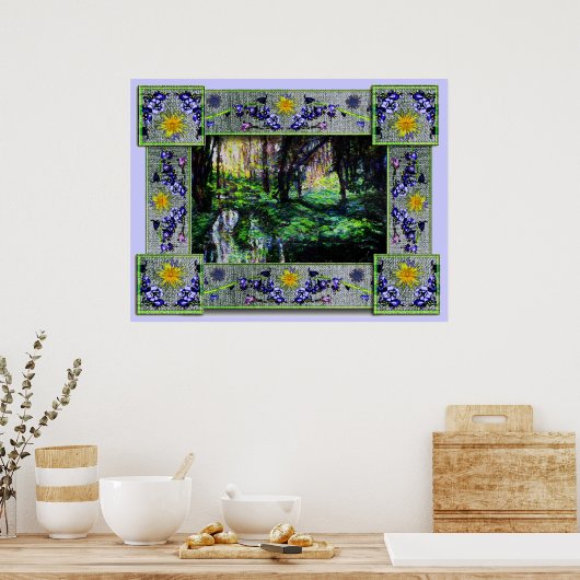 In den Wald Poster (Küche)