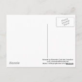 In den Wald Postkarte (Rückseite)