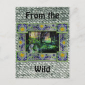 In den Wald Postkarte (Vorderseite)