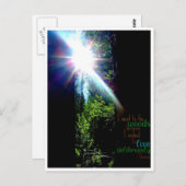 In den Wald Postkarte (Vorne/Hinten)