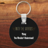 In den Wald-Schlüsselanhänger Schlüsselanhänger (Vorderseite)