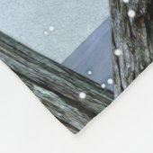 In den wilden Schneewald - DEKOR WINTER Fleecedecke (Ecke)