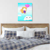 In den Wolken Leinwanddruck (Insitu (Schlafzimmer))