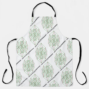 In der 5. Dimension verloren? Geometry Cube Spaß Schürze