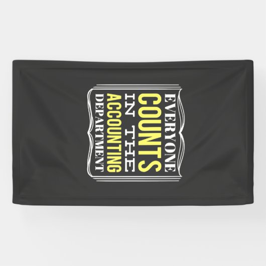 In der Abteilung Rechnungswesen Banner (Horizontal)