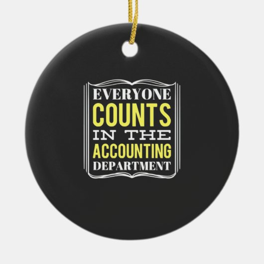 In der Abteilung Rechnungswesen Keramik Ornament (Vorne)