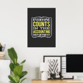 In der Abteilung Rechnungswesen Poster (Heimbüro)