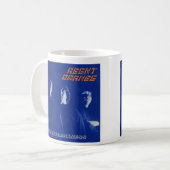 In der Agent-orange "lebend Dunkelheit" Kaffeetasse (Vorderseite Links)