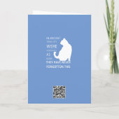 In der Antike wurden Katzen als Götter verschifft Karte (Rückseite)