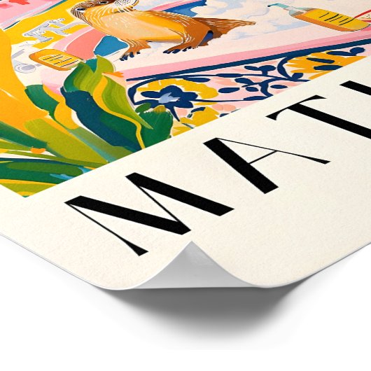 In der Badewanne Kunst drucken, Henri Matisse Wall Poster (Ecke)