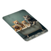 In der Badewanne lebende Tiere Magnet (Rechte Seite)