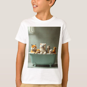 In der Badewanne lebende Tiere T-Shirt