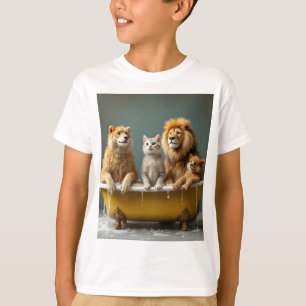 In der Badewanne lebende Tiere T-Shirt