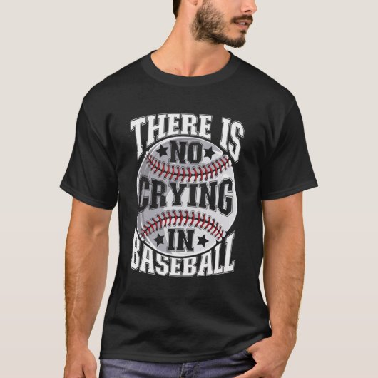 In der Baseball-Funny-Baseball-Liebe weint es nich T-Shirt (Vorderseite)