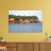 In der Bay of Fundy in St. wird Kajak gefischt. Leinwanddruck (Insitu (Wohnzimmer))