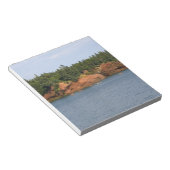 In der Bay of Fundy in St. wird Kajak gefischt. Notizblock (angewinkelt)