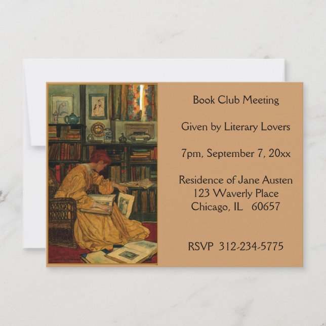 In der Bibliothek (Vorderseite)